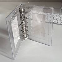 Sleeepp Original A7 PVC Transparent 2-Fold Loose-Leaf Planner Organizer