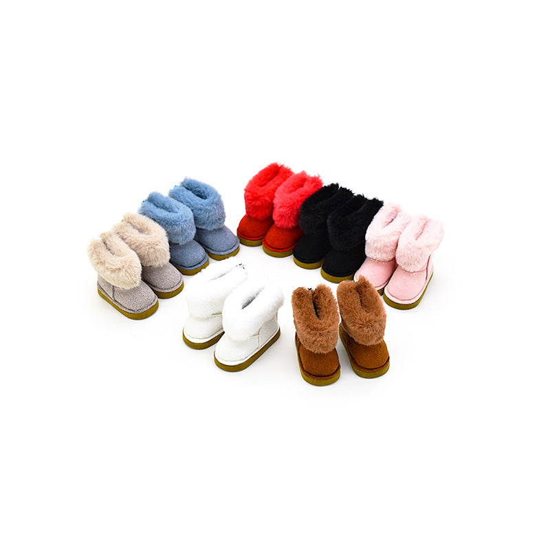 Doll Winter Boots for 20cm Cotton Dolls, 6-Point BJD, and Zsiga Sister Dolls