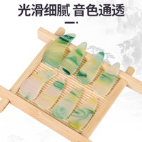Guzheng Finger Picks Storage Board Set for Beginners - Ink Style