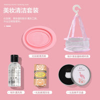 Makeup Brush and Sponge Cleaning Kit with Drying Rack and Cleanser