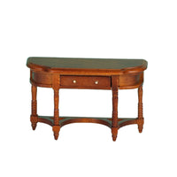 1:12 Dollhouse Miniature European Retro Half-Moon Console Table for OB11 Micro Scene