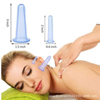 Silicone Cupping Therapy Set for Face and Body - Vacuum Suction Cups for Massage, Scraping, and Meridian Health