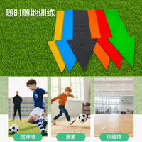 Kids Agility Training Markers Non-Slip Arrow/Round Indicator Pads for Gym Basketball Soccer Footwork Drills