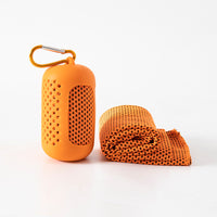 Portable Silicone Cooling Towel for Sports, Fitness, Travel, and Outdoor Activities