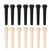 Acoustic Guitar Bridge Pins Set - ABS Plastic String Pegs for Folk Guitars