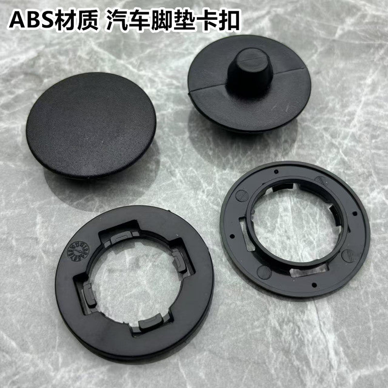 Car Floor Mat Retainer Clips Double Layer Anti-Slip Fasteners Universal Plastic Buckles