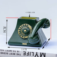 Creative Retro Telephone Succulent Planter Pot Desktop Ornament