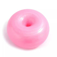 Pilates Donut Yoga Ball Thickened Explosion-Proof Apple Ball for Exercise Fitness Stability and Balance