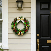 Christmas Wreath Door Hanging Ornament for Home and Garden Decoration