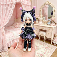 Doll Clothes for OB11, YMY, BJD 11-17cm Dolls