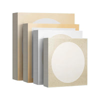 Thickened Xuan Paper Fan-shaped and Round Hard Cards for Calligraphy and Traditional Chinese Painting