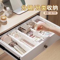 Adjustable Drawer Organizer with Dividers for Cosmetics and Small Items