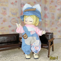 Doll Clothes Set for 1/8 BJD, OB11, and 16-17cm Dolls