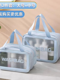 Wet Dry Separation Toiletry Bag for Travel, Swimming, and Daily Use - Portable Waterproof Large Capacity Cosmetic Organizer