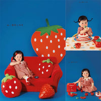 Baby Strawberry Outfit Photography Prop Set for Newborns and First Birthday