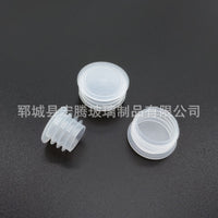 PE Plastic Bottle Stopper with Pull Ring for Wine, Beer, and Saline Bottles - Leak-Proof Seal
