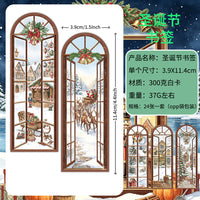 24-Pack Cartoon Christmas Bookmarks with Gift Box for Students