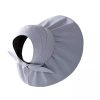 UV Protection Sun Visor Hat for Women, Wide Brim Foldable Outdoor Sports Sun Hat