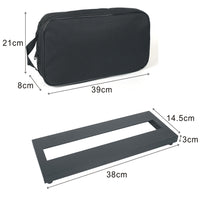 Mini Aluminum Alloy Electric Guitar Pedalboard for Single Effect Pedals
