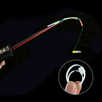 FTK Ice Fishing Rod Tip, Ultra-Soft Plastic, Double Blade Lure, Tai Fishing Hand Rod Accessory