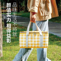 Portable Outdoor Picnic Blanket Mat with Moisture-Proof Backing for Camping and Travel