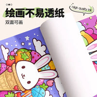Washable Acrylic Marker Pens for Kids, Opaque Watercolor Art Markers, Blendable, Quick-Drying, Non-Bleeding, Hard Tip