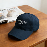 Summer Cotton Korean Style Sun Protection Baseball Cap with Wide Brim for Outdoor Casual Sports