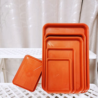 Thickened Rectangular Plastic Plant Pot Saucer Drip Tray for Indoor Outdoor Potted Plants