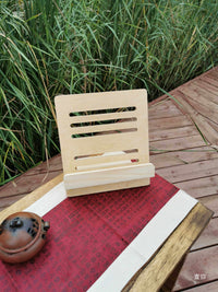 Wooden Foldable Guzheng Music Stand Portable Desktop Reading Holder