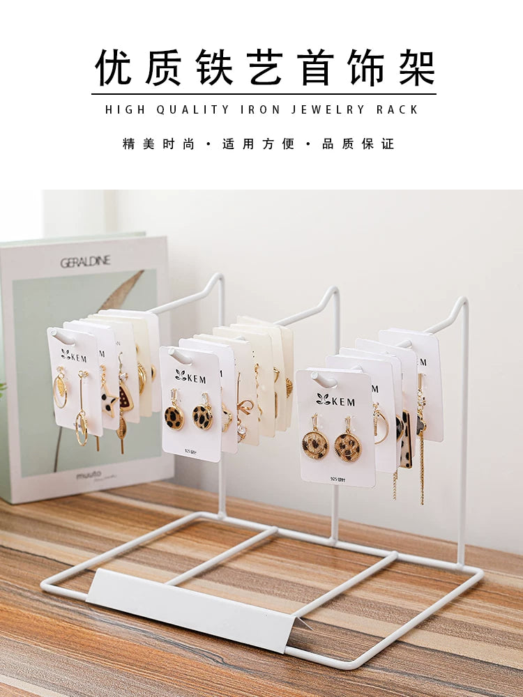 Jewelry Display Stand for Earrings, Bracelets, Necklaces, and Keychains - Retail Countertop Organizer