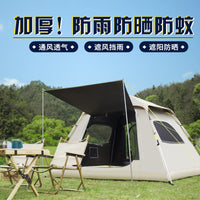Original Wolf Pop-Up Camping Tent with Aluminum Poles, UV Protection, and Rainproof Design for Outdoor Adventures