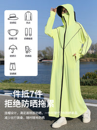 Women's UPF 50+ UV Protection Extended Sun Protection Jacket Breathable Thin Outdoor Windbreaker