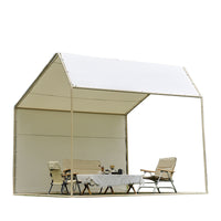 Commercial Outdoor Pop-Up Canopy Tent for Market Stalls, Rainproof Sunshade Shelter