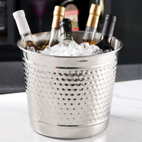 Stainless Steel Champagne Ice Bucket, Thickened Large Wine Cooler for Restaurant, Bar and Outdoor Use