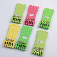 Fly Fishing Lure Set with Bright Sequins and Pre-tied Mosquito Hooks for Trout and Bass Fishing