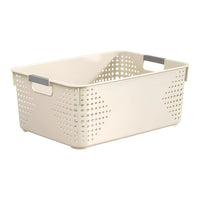 Plastic Storage Bins with Handles for Snacks, Toys, and Household Organization