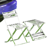 Portable Folding Stool with Backrest, Thickened Outdoor Camping Chair for Home and Stall Use