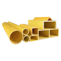 FRP Pultruded Fiberglass Square/Round/Rectangular Tube Profiles