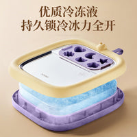 Homemade Ice Cream Maker Pan for Kids, Stainless Steel Fry Ice Machine, DIY Non-Electric Ice Cream Plate