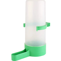 Automatic Bird Water Feeder Dispenser for Parrots, Quail, and Small Birds - External Hanging Water Bottle for Cages