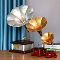 Vintage Phonograph Ornament Retro Shanghai Style Antique Record Player Model for Shop Decor