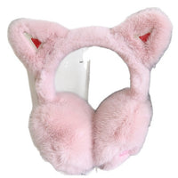 Women's Plush Cat Paw Earmuffs, Warm Windproof Ear Covers for Winter