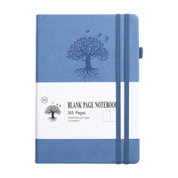 Macaron A5 Blank Notebook with Hardcover and Elastic Band, High-Value Student Journal for Travel and Drawing