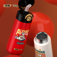 Large Capacity 316L Stainless Steel Insulated Straw Water Bottle for Kids & Adults