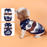 Pet Dog Cat Knitted Sweater Winter Warm Two-Legged Small Dog Clothes