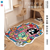 Pet Litter Mat with Anti-Tracking and Splash-Proof Design for Cats and Dogs