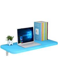 Wall-Mounted Foldable Drop-Leaf Table for Small Spaces, No-Drill Installation, Ideal for Kitchen, Study, or Dining