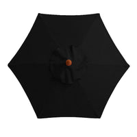 Outdoor Patio Umbrella Replacement Canopy for Sunshade and Rain Protection