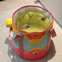 Foldable Foot Spa Bath Massager Bucket with Lid, Portable Soaking Tub for Home & Travel, Deep Barrel Design