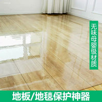 Hard Floor Chair Mat for Office and Home, Odorless Transparent PVC Floor Protector for Wood Floors